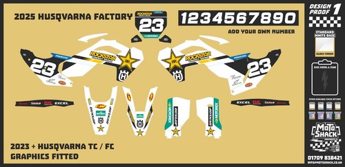 Kit grafica husqvarna rockstar - kit,