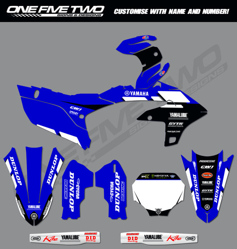 Grafica motocross yamaha - grafica, yz