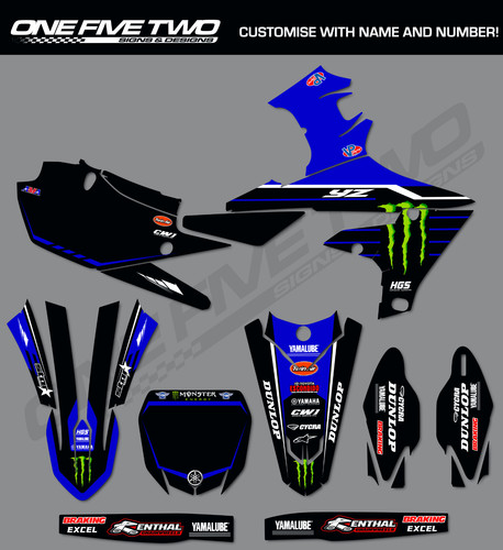 Grafica motocross yamaha - motocross, yz