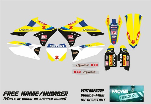 Kit grafica suzuki rmz250 - grafica,