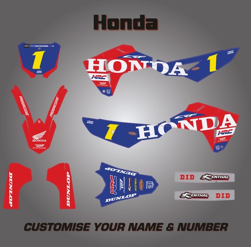 Kit grafica factory hrc honda - factory,